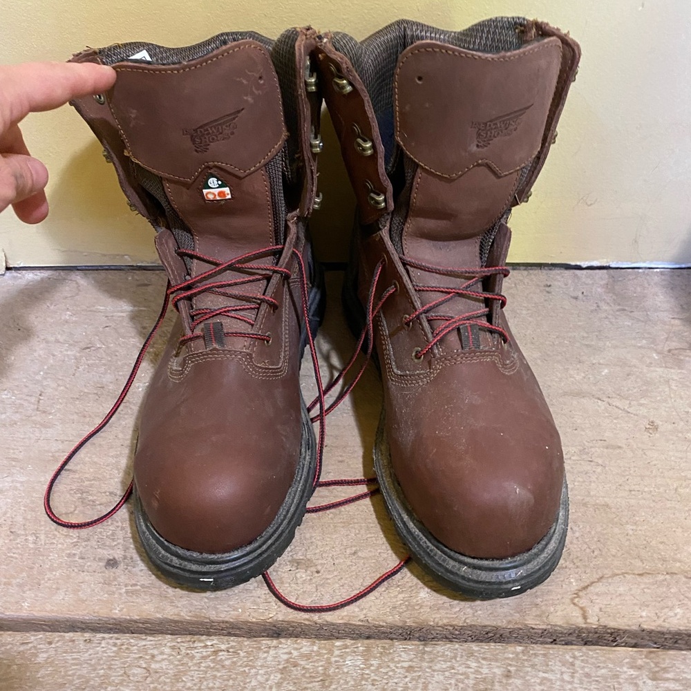 Redwing steel toe logging boot